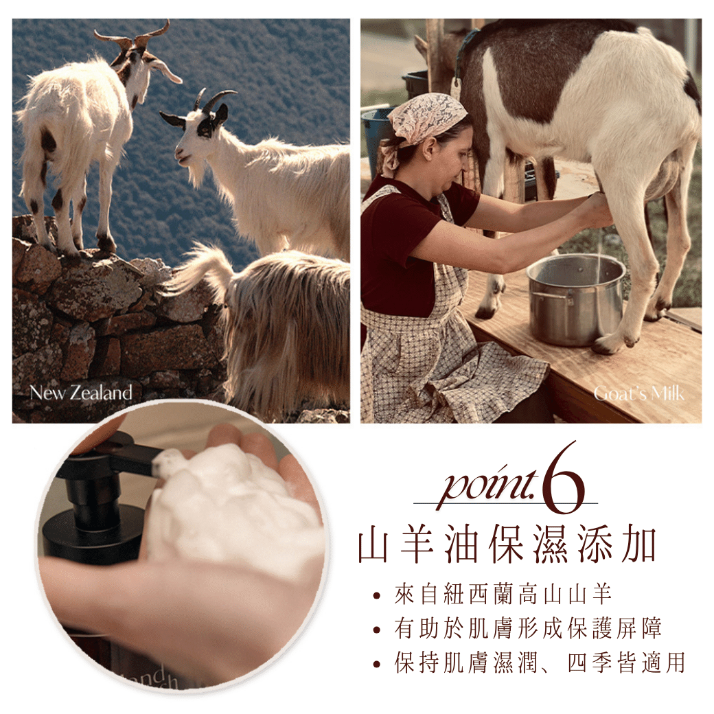 Hetras.泡沫香氛洗手液山羊油保濕添加