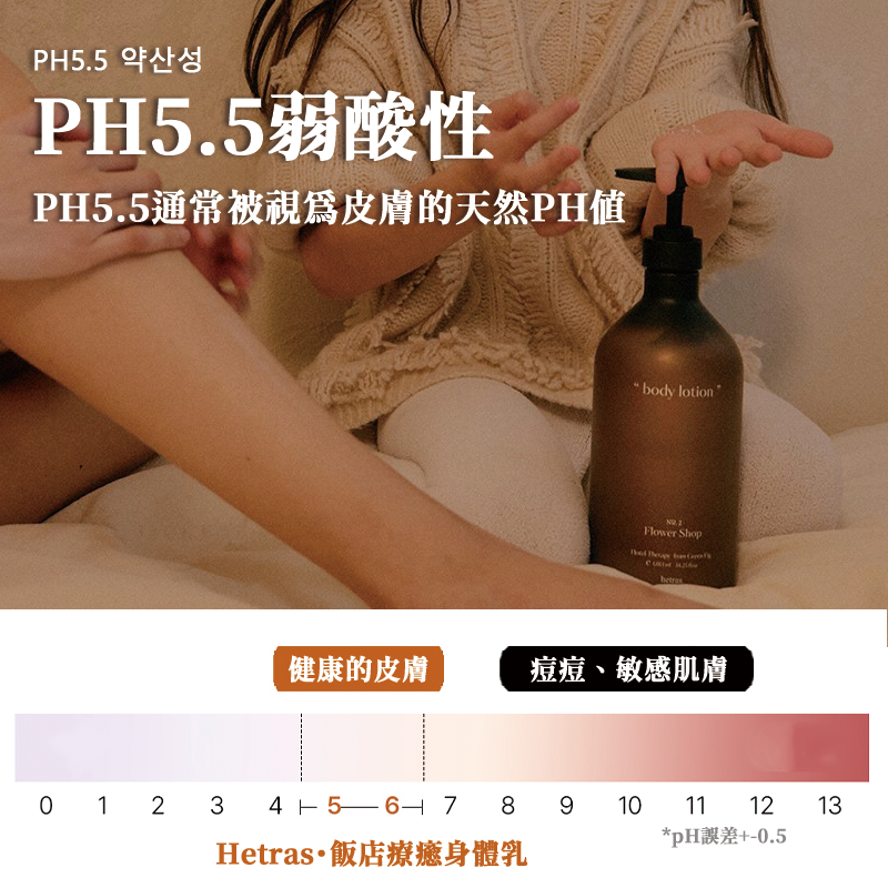 Hetras・飯店療癒身體乳_PH5.5
