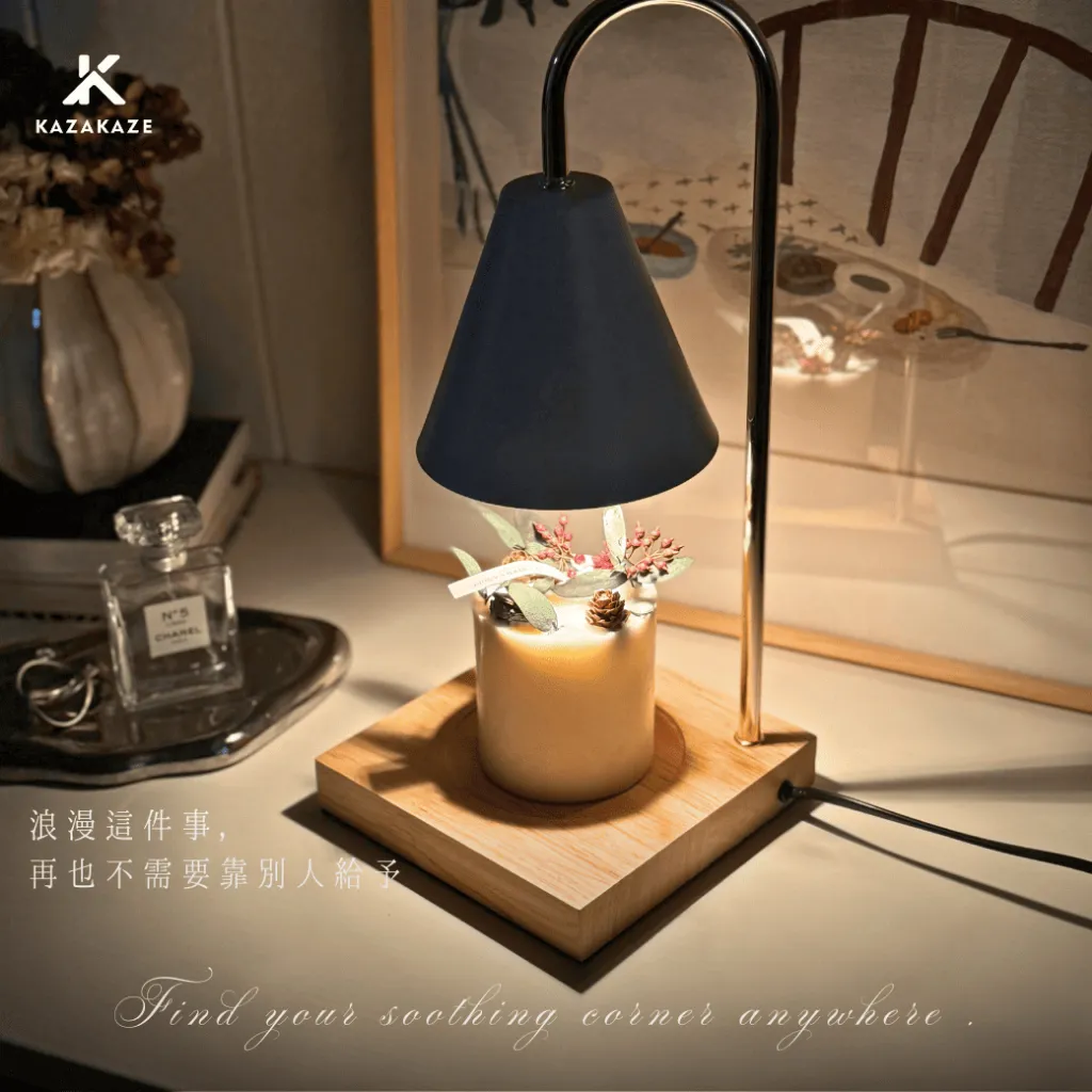 交換禮物推薦:原木融蠟燈