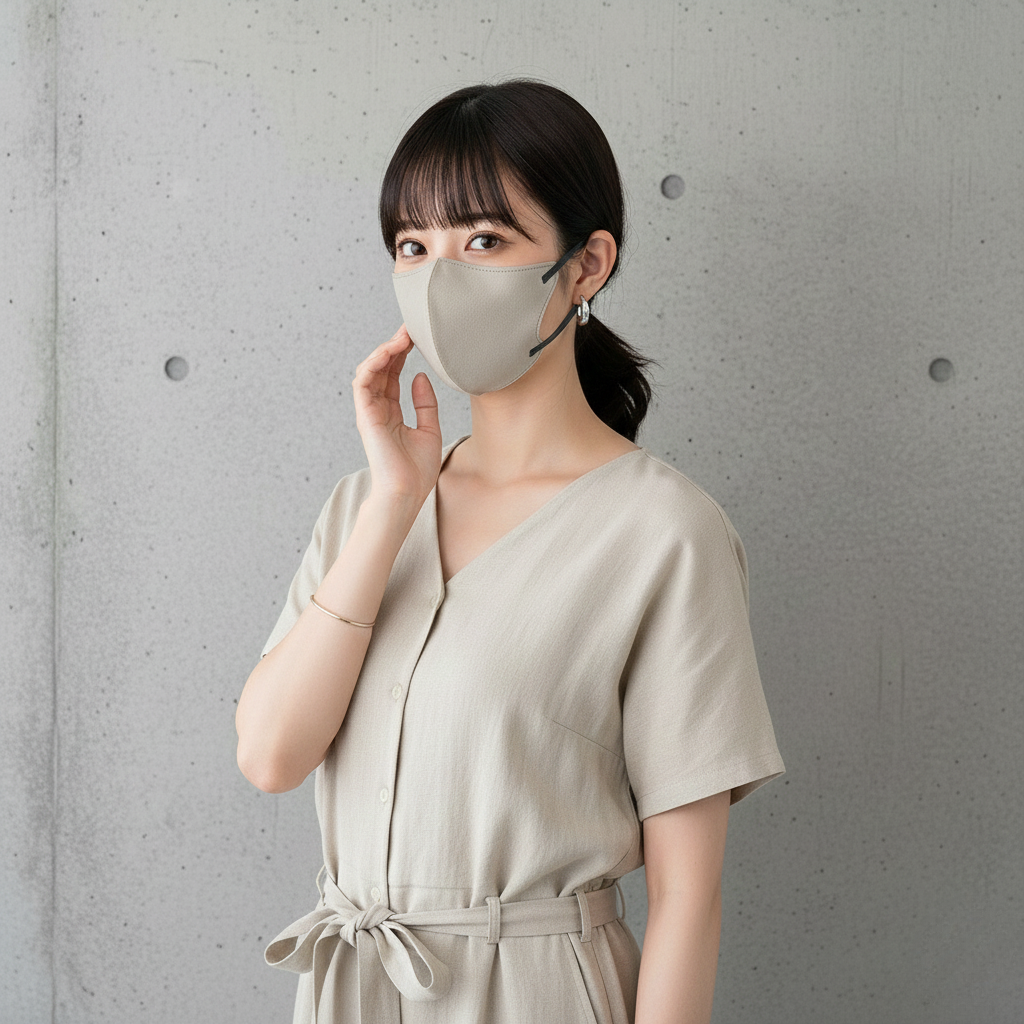 灰米色x【繩】黑色 grge 小顏 規格圖