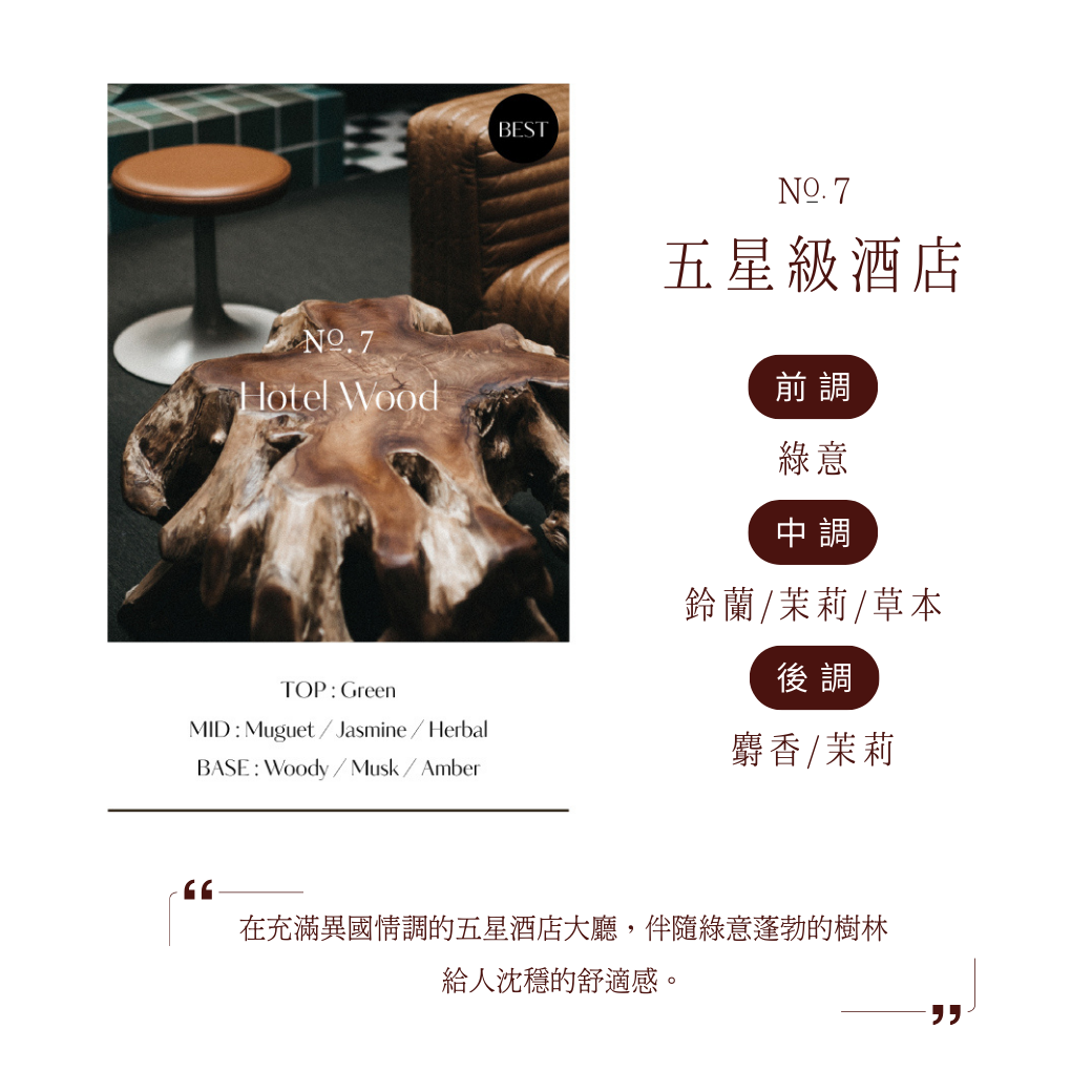 【五星級飯店】Hotel Wood(無紙袋包裝)