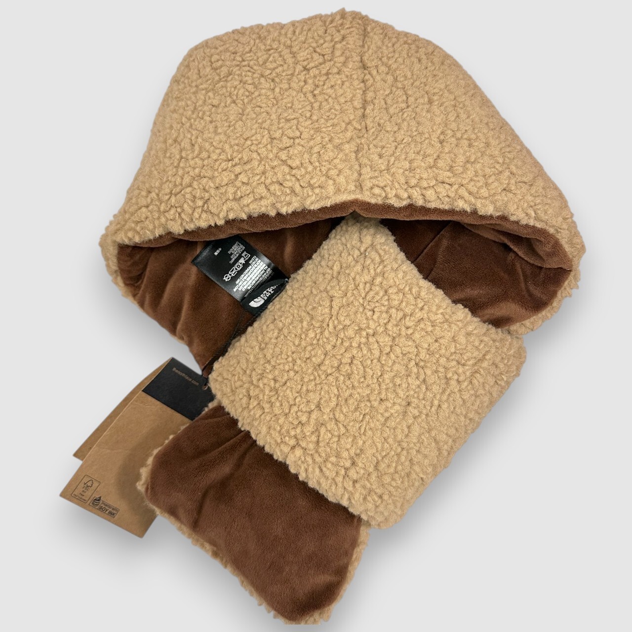 TNF Adult Fleece-Brown 2-Photoroom
