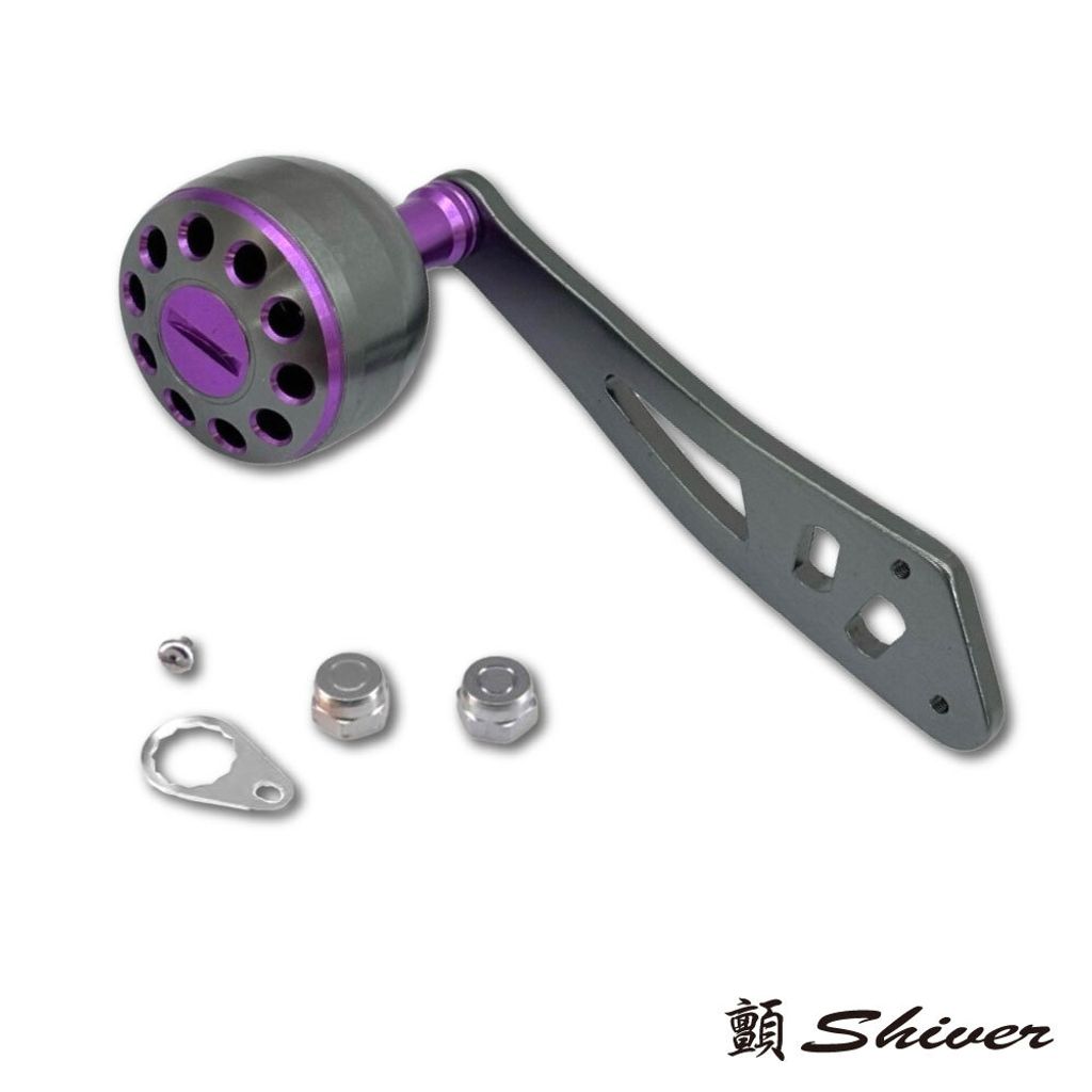 改裝握把+握丸金屬黑紫-首
