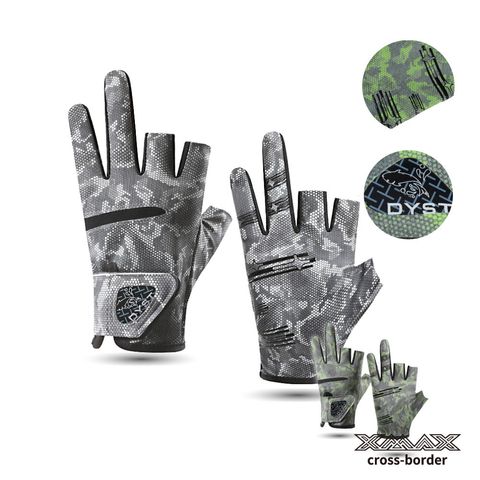 手套-BEG15迷彩露三指手套