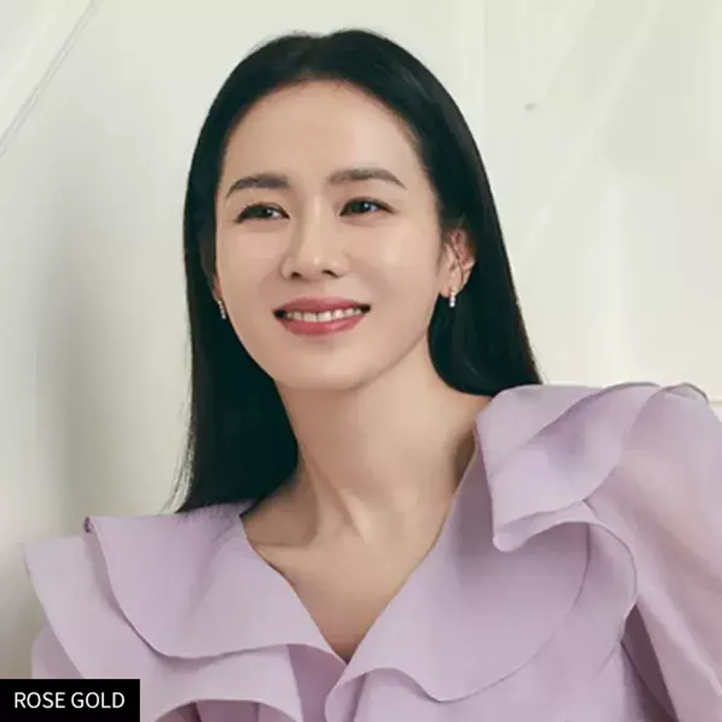 Haesool 珍珠耳环直排式带钻