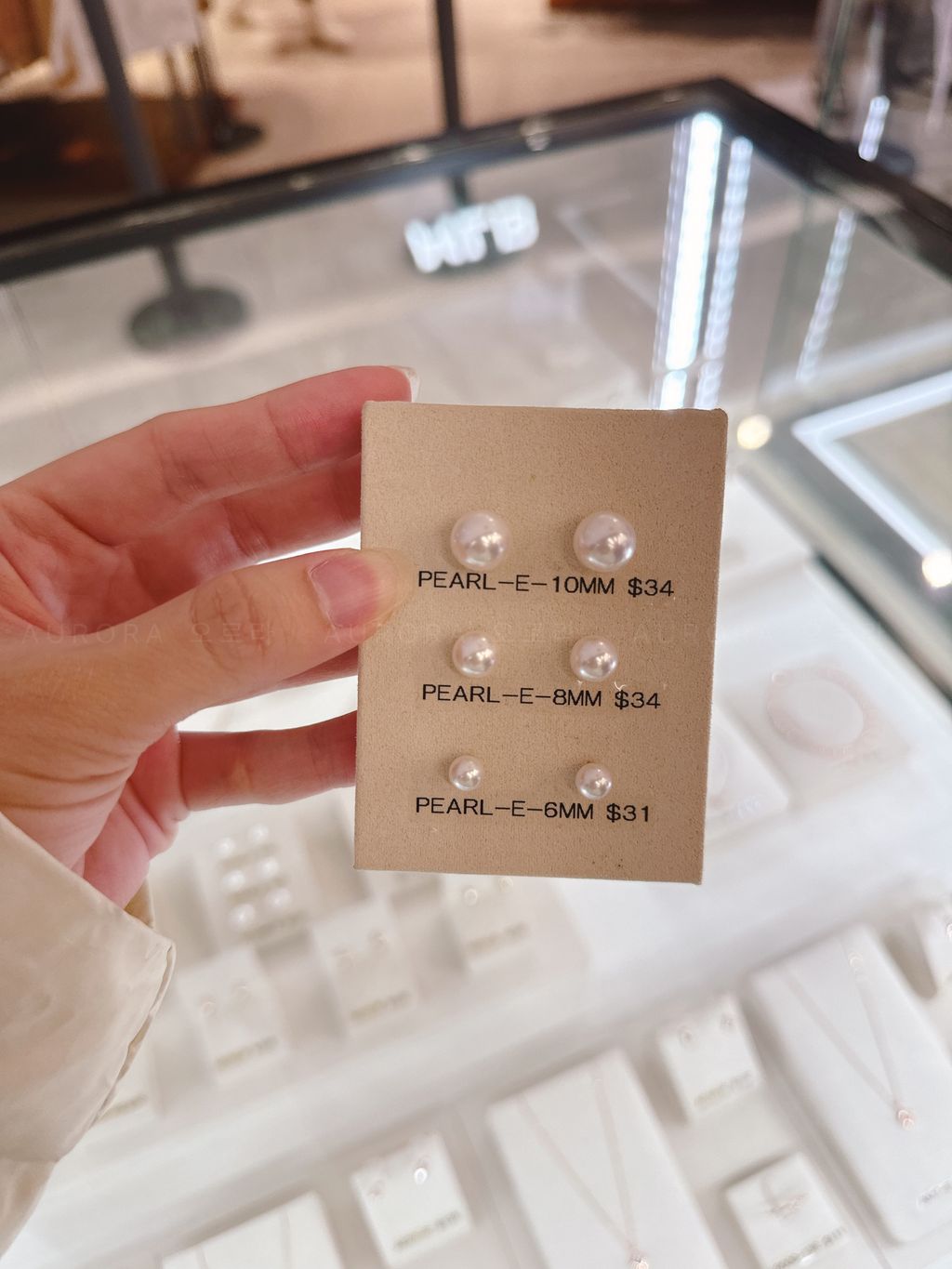 Haesool 珍珠耳钉