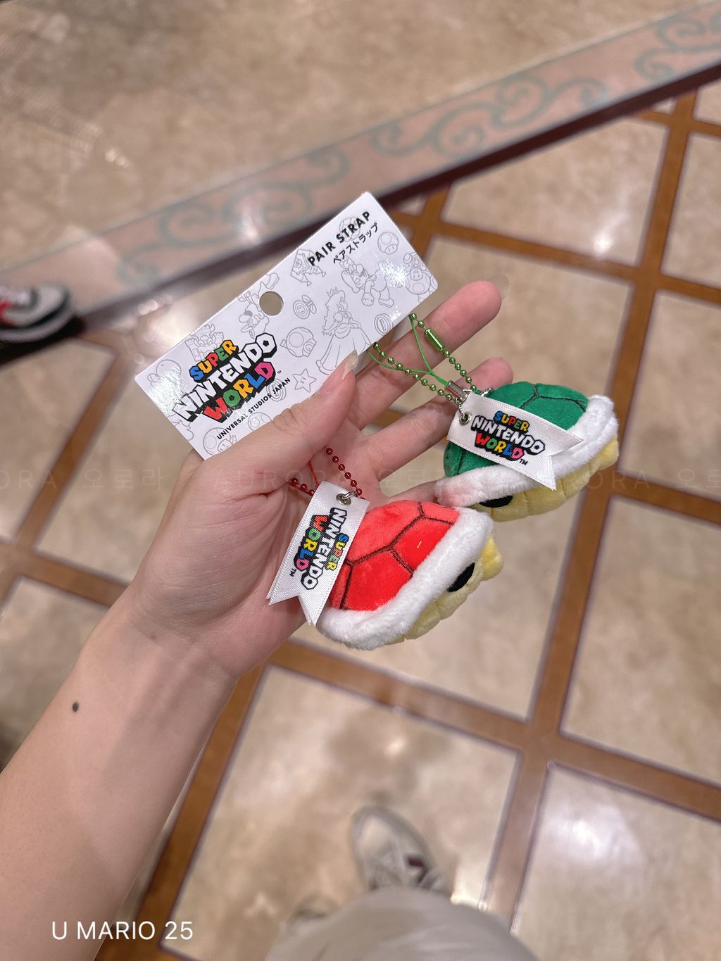 USJ Mario 25 | 龟壳一对钥匙圈