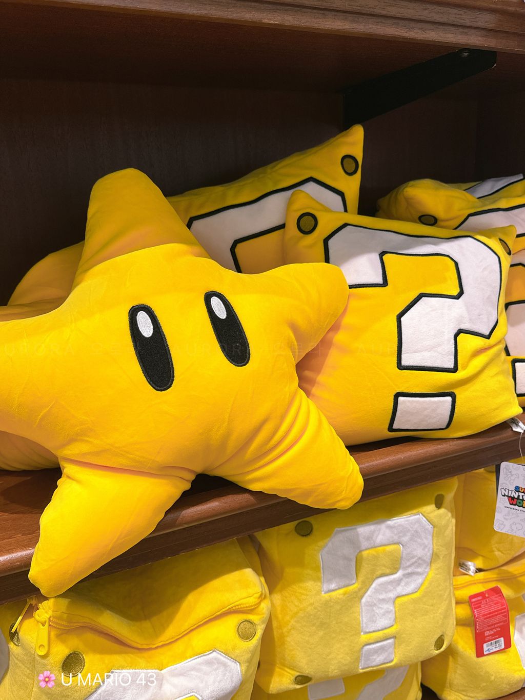 [日本] USJ Mario 43 | 问号砖 双面抱枕