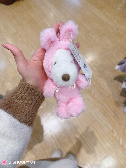 USJ Snoopy 04 | 复活节粉色钥匙圈