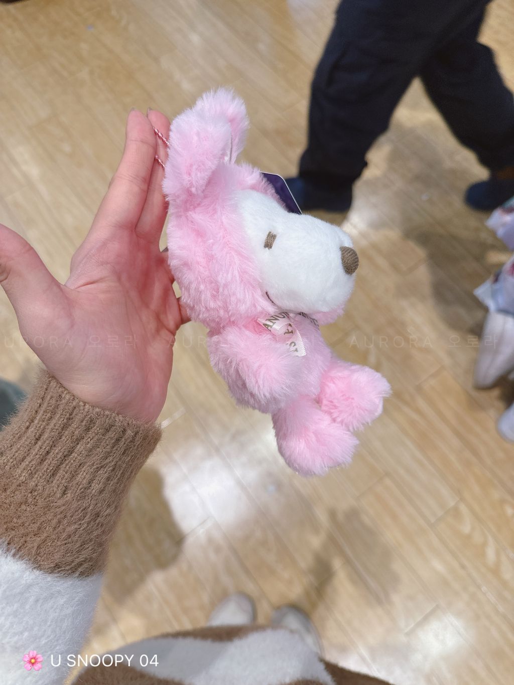 USJ Snoopy 04 | 复活节粉色钥匙圈