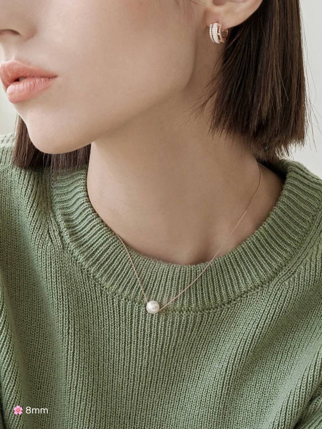 Haesool 珍珠项链单颗