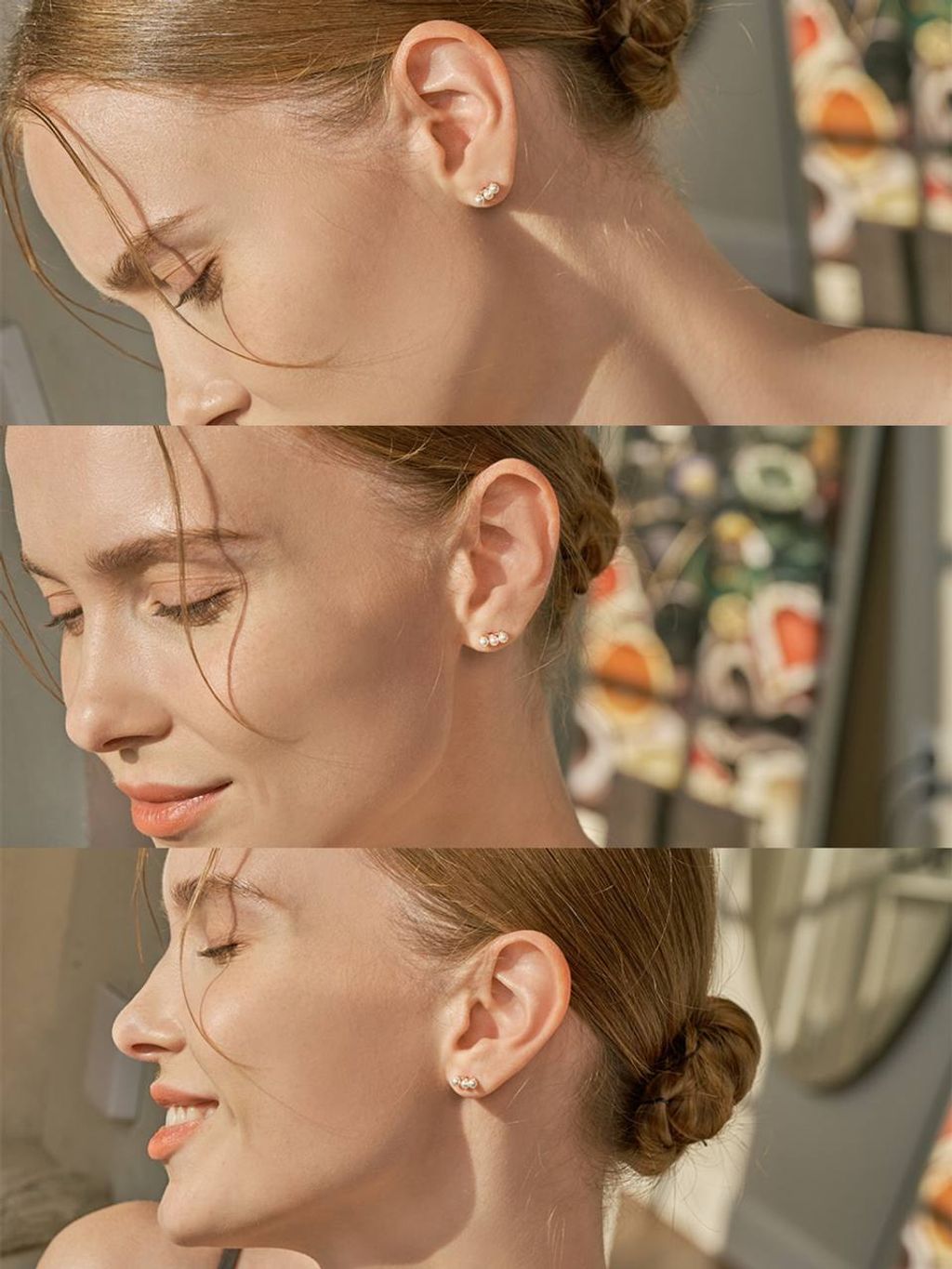 Haesool 珍珠耳环系列