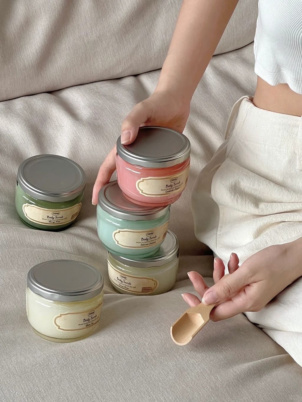 Sabon 身体精油磨砂膏