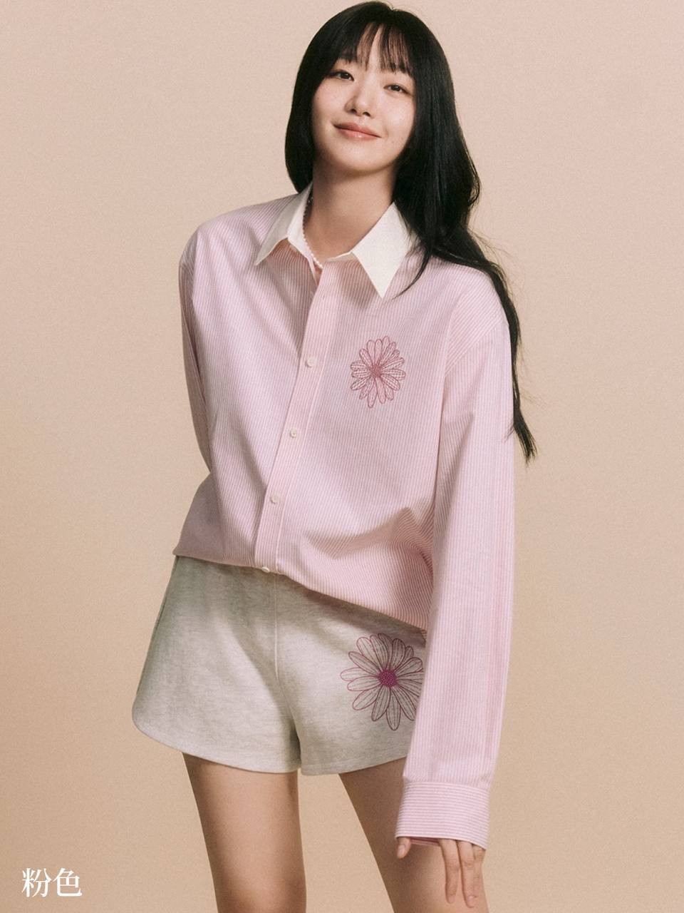 [韩国] Mardi 36 | 条纹拼色衬衫