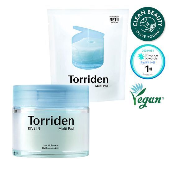 Torriden 玻尿酸棉片 1+1