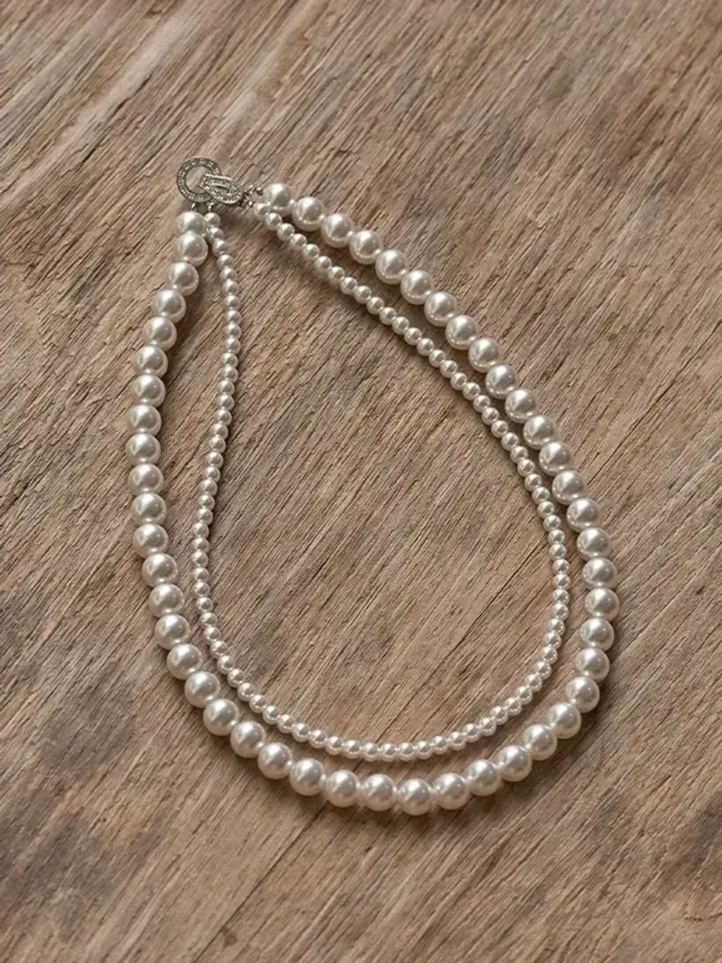 Haesool 双层珍珠项链