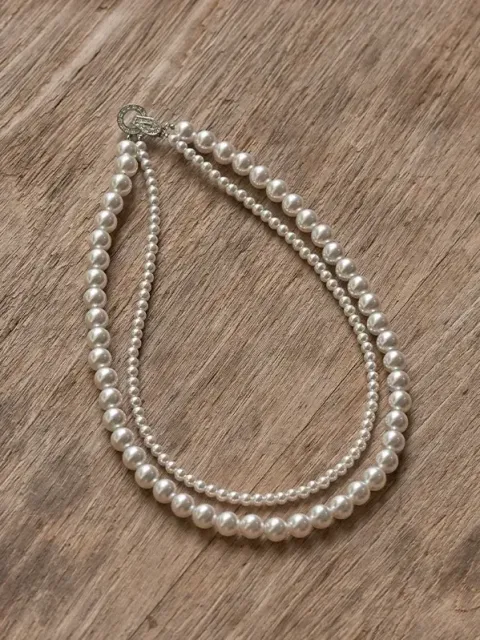 Haesool 双层珍珠项链