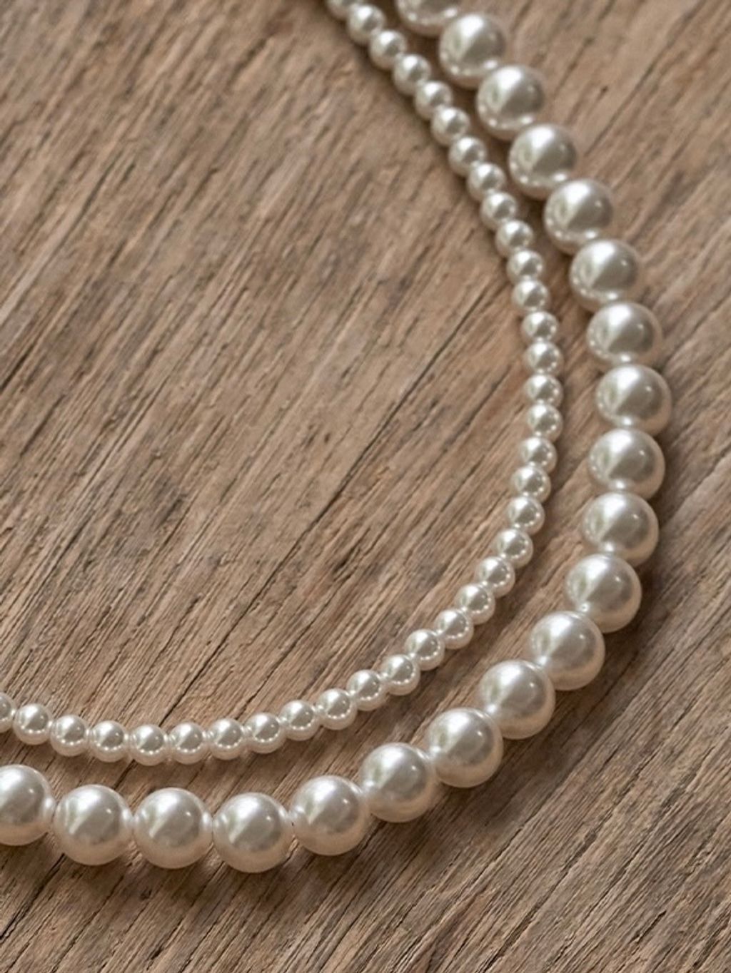 Haesool 双层珍珠项链