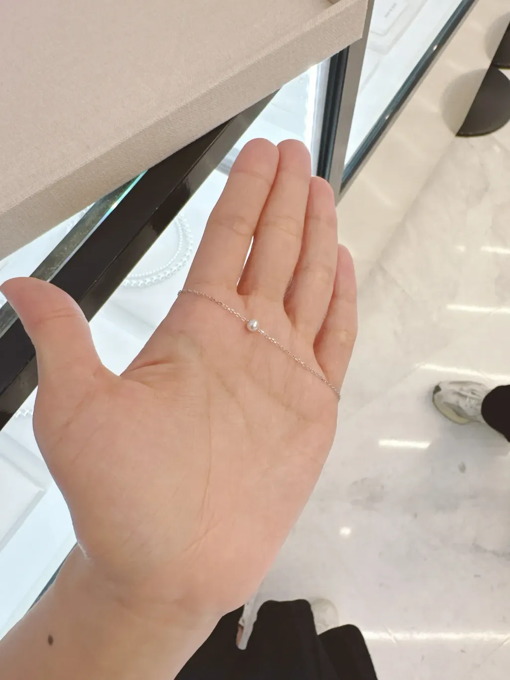 Haesool 4mm 单颗珍珠项链