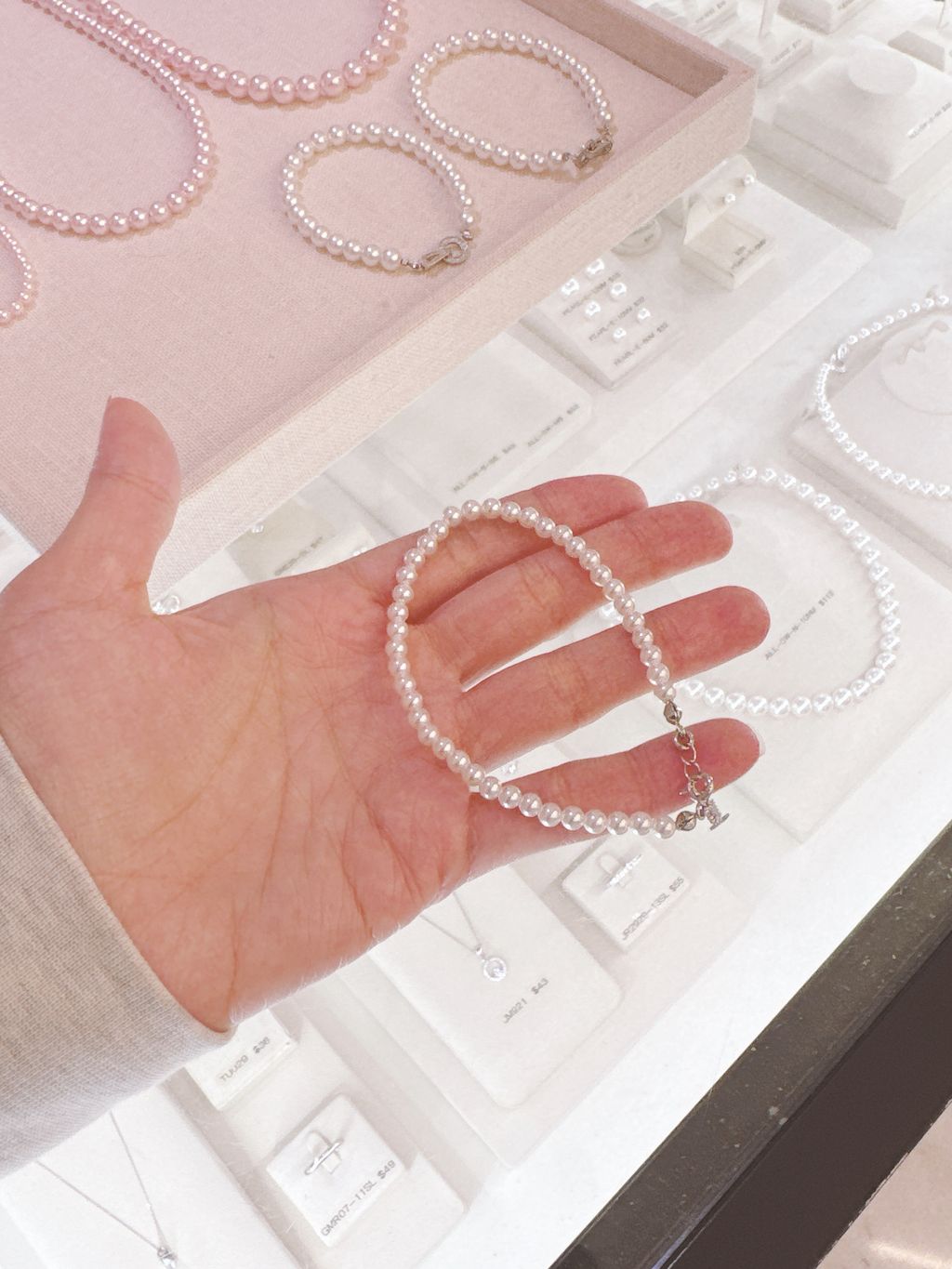 Haesool 4mm珍珠手链