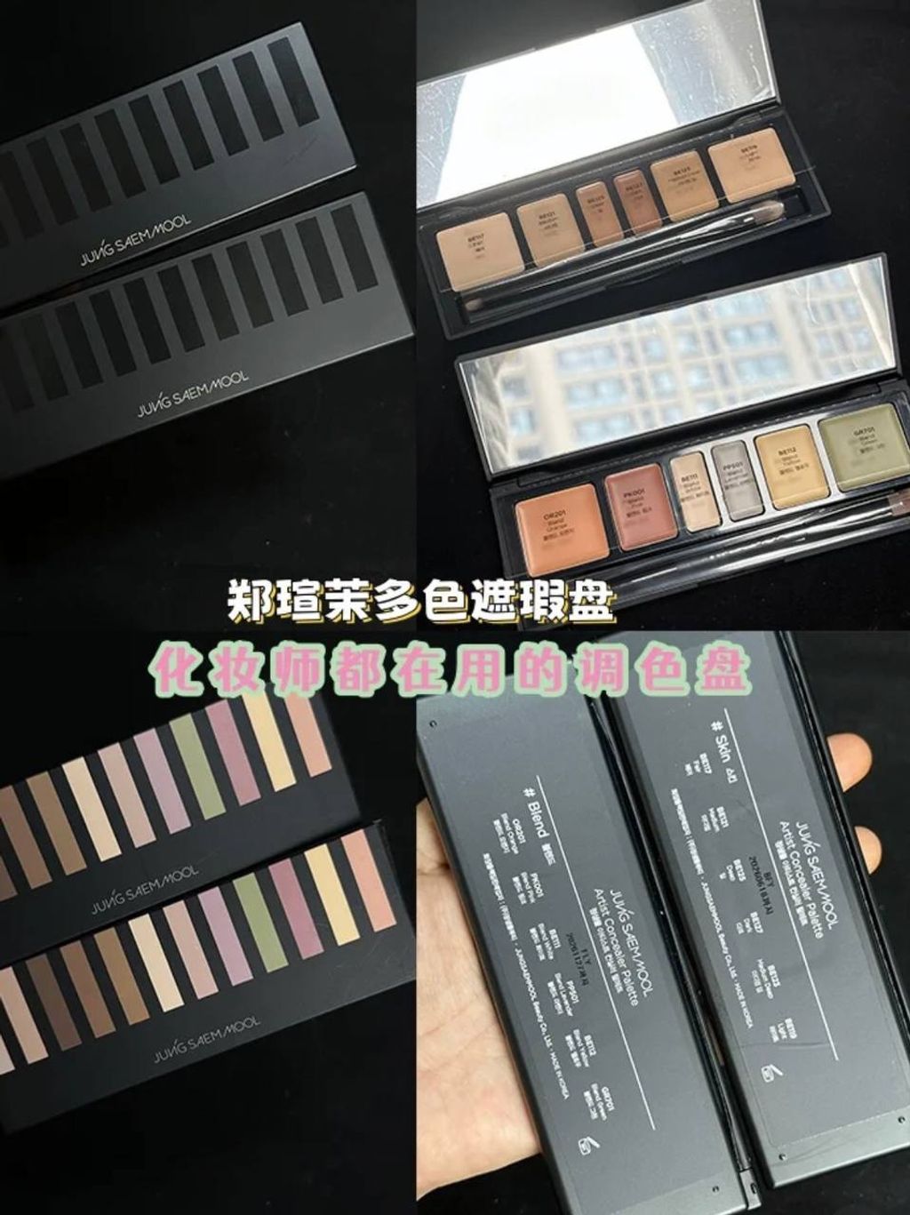 Jung Saem Mool 六色遮瑕盘