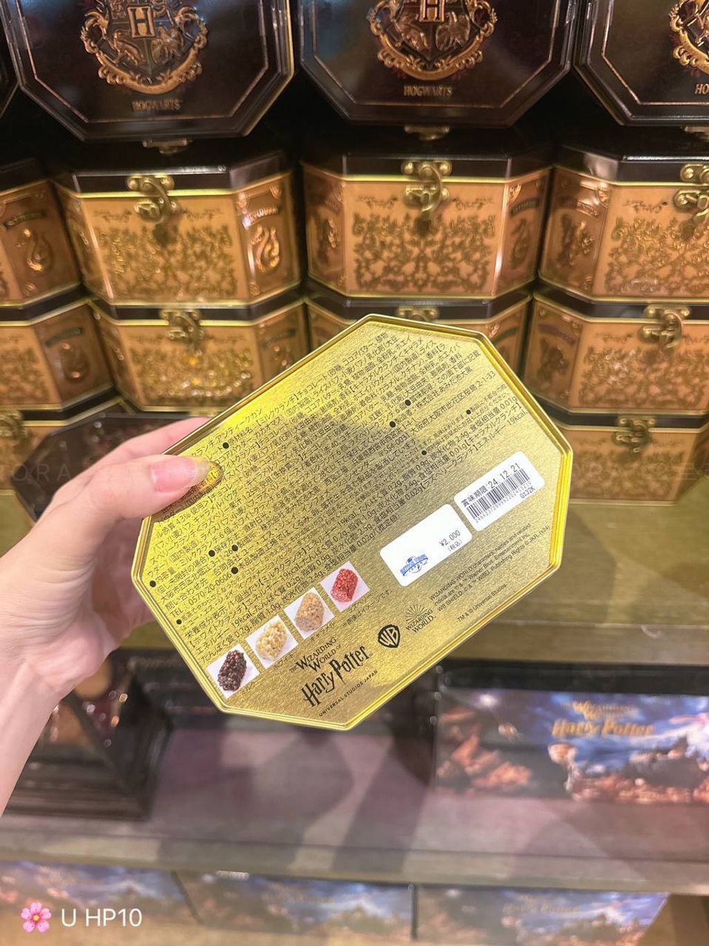 Harry Potter 饼干铁盒， OSAKA USJ
