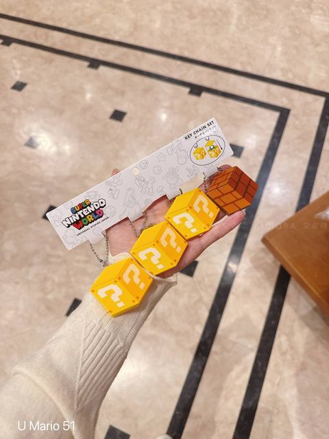 [日本] USJ Mario 51 | 一排4件挂件套组 (可拉)