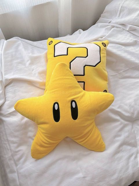 [日本] USJ Mario 43 | 问号砖 双面抱枕