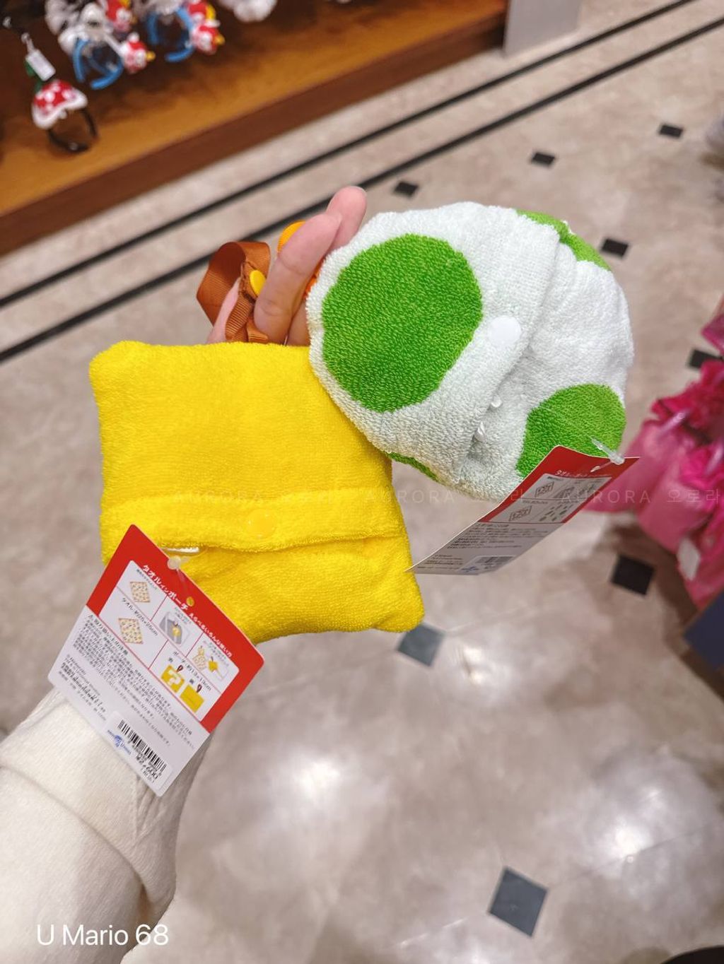 [日本] USJ Mario 68 | 手帕收纳可挂件