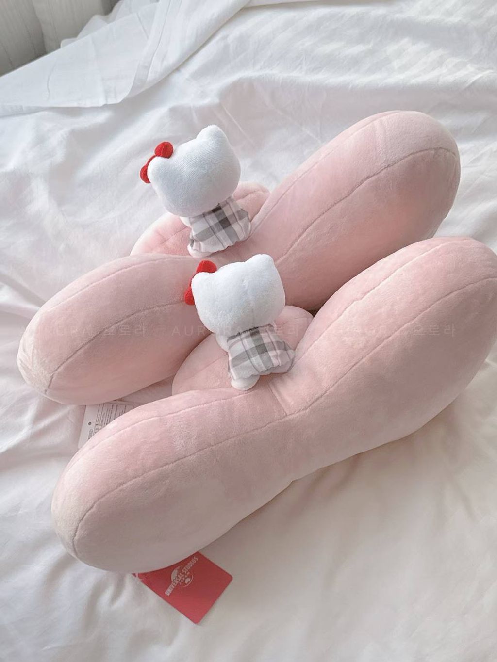 USJ Kitty 14 | hello kitty 粉色蝴蝶结抱枕