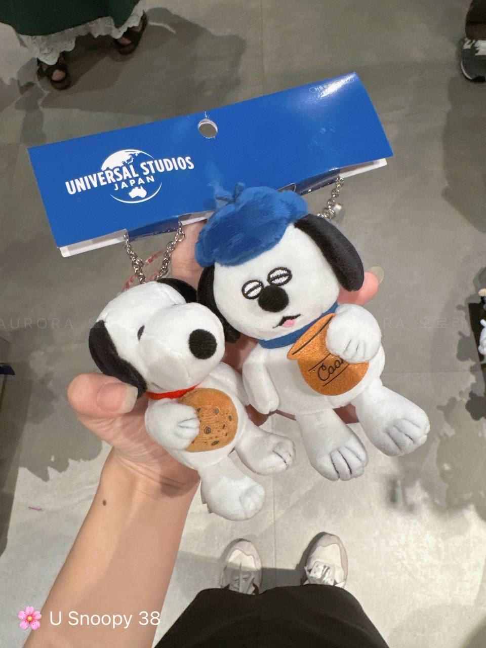 [日本] USJ Snoopy 38 | Snoopy 1对友谊挂件