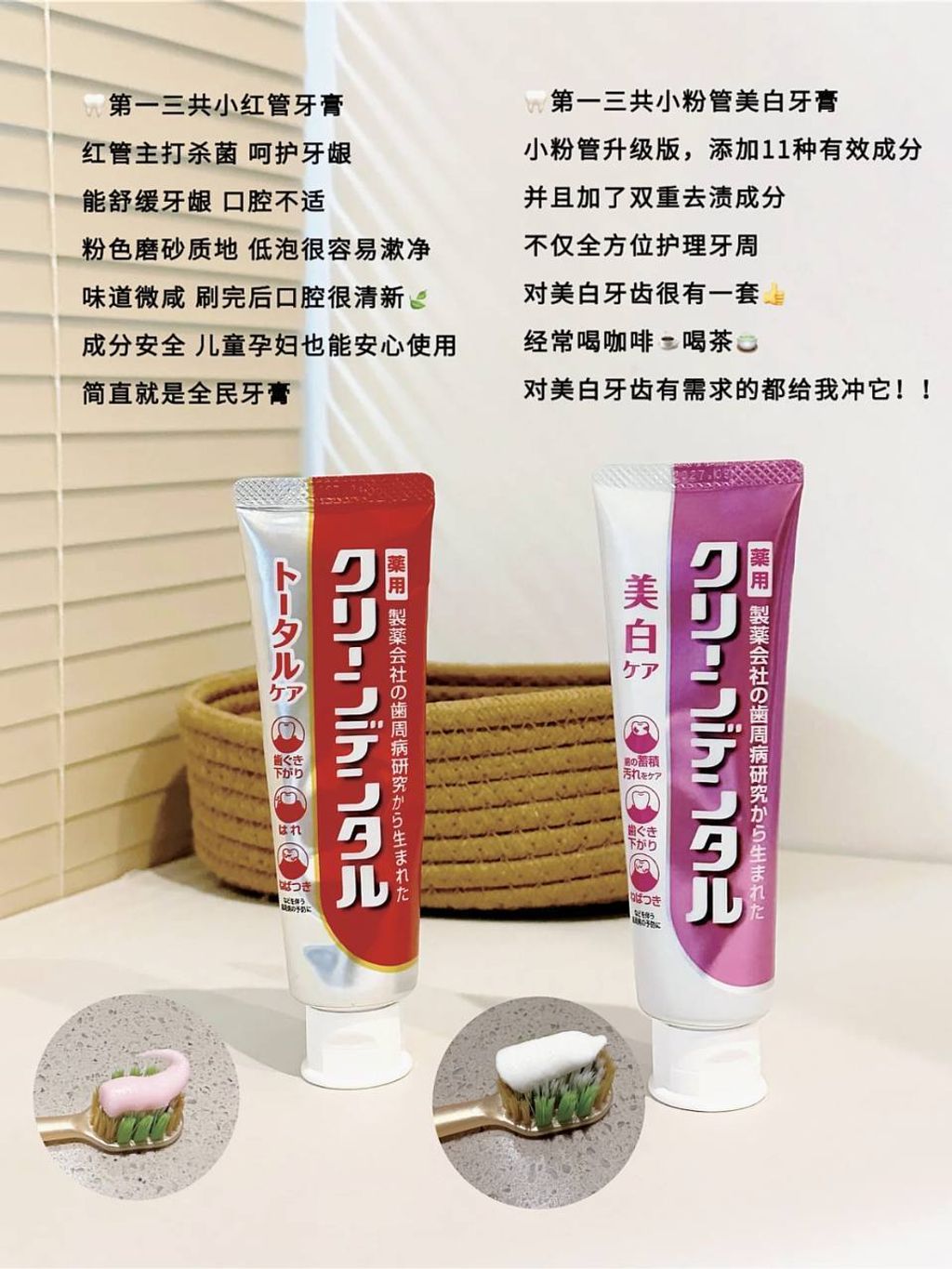 [日本] 第一三共药用牙膏系列