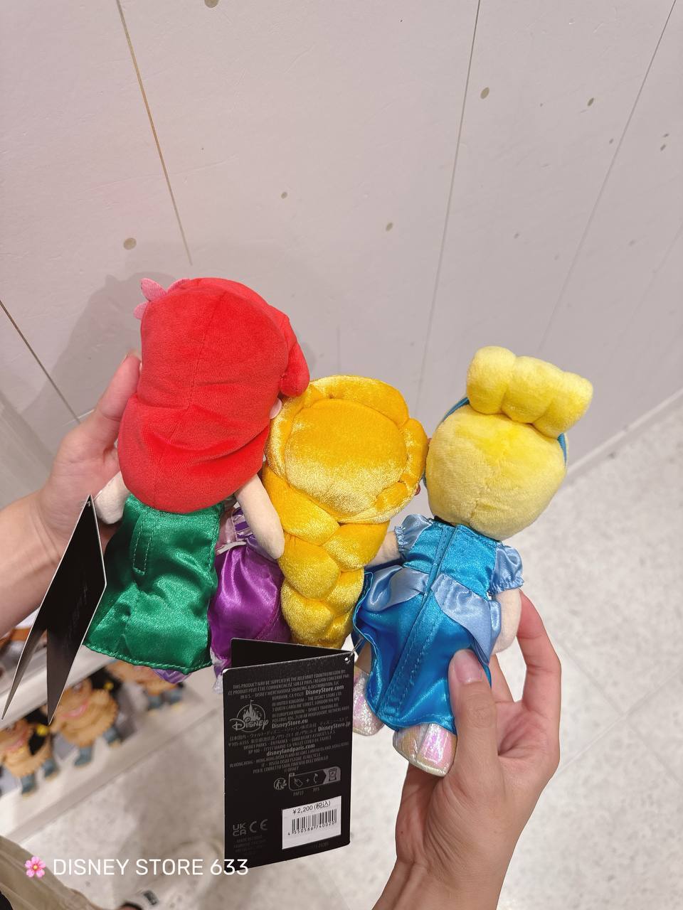 [日本] Disney Store 633 & 634 | 公主系列 玩偶