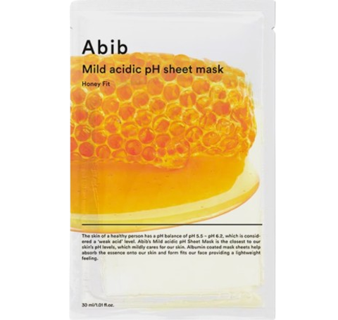Abib_-_Mild_Acidic_PH_Sheet_Mask_-_Honey_Fit-removebg-preview