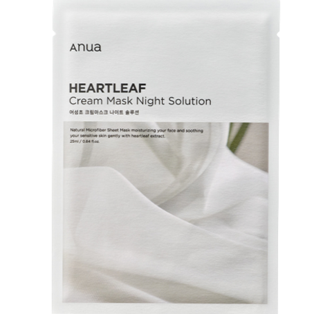Anua - Heartleaf Cream Mask Night Solution