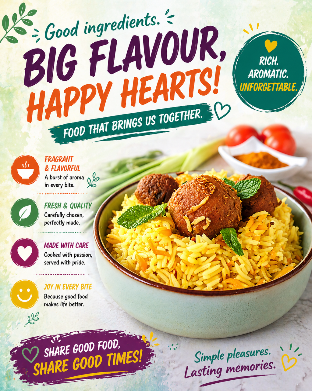 BRIYANI KAMBING VEGETARIAN