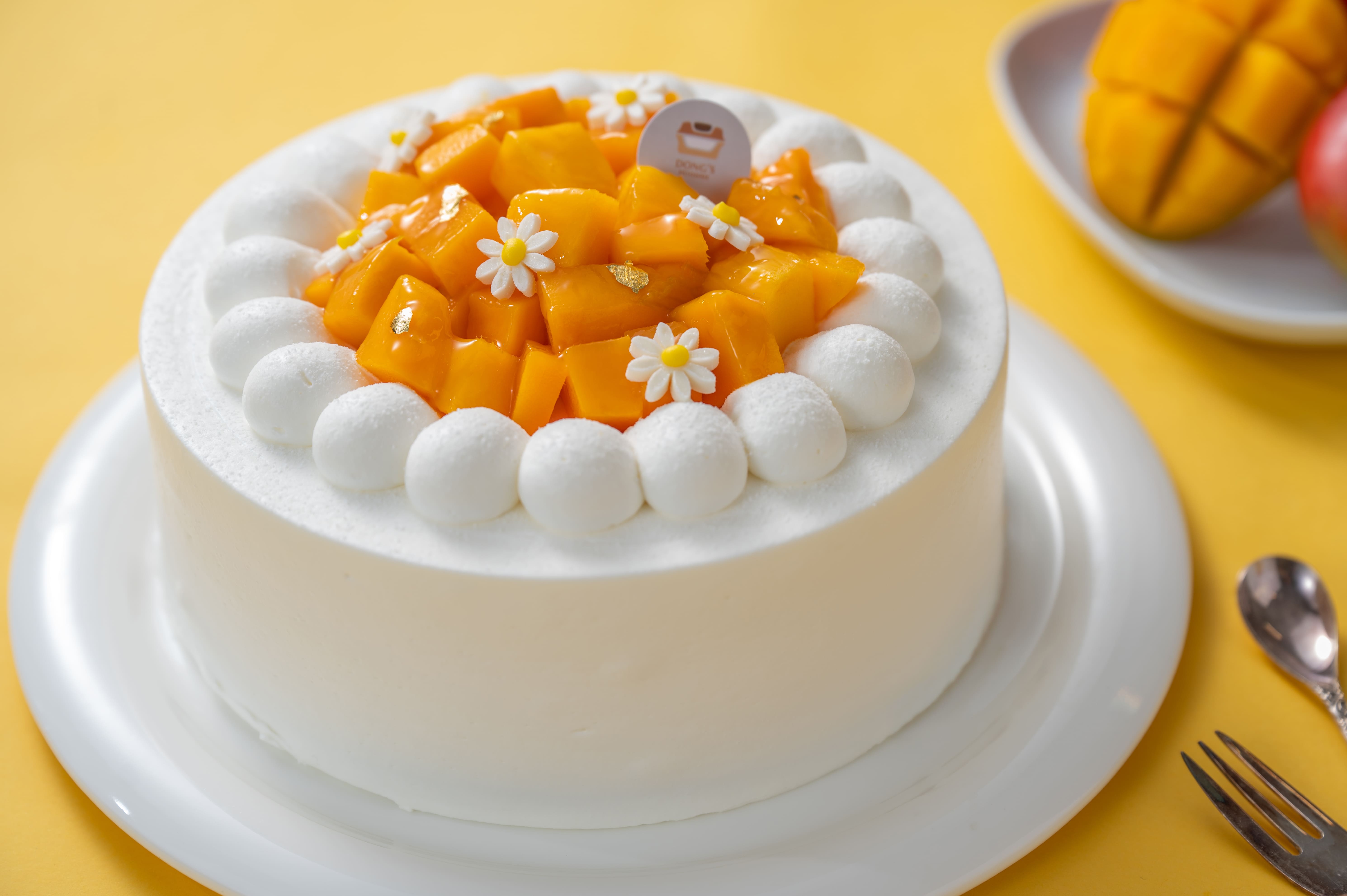 芒果荔枝-楊枝甘露風味戚風蛋糕