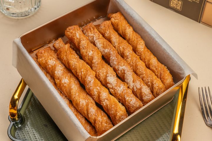 董室甜點烘焙坊-原味丹麥棒、千層棒鐵盒