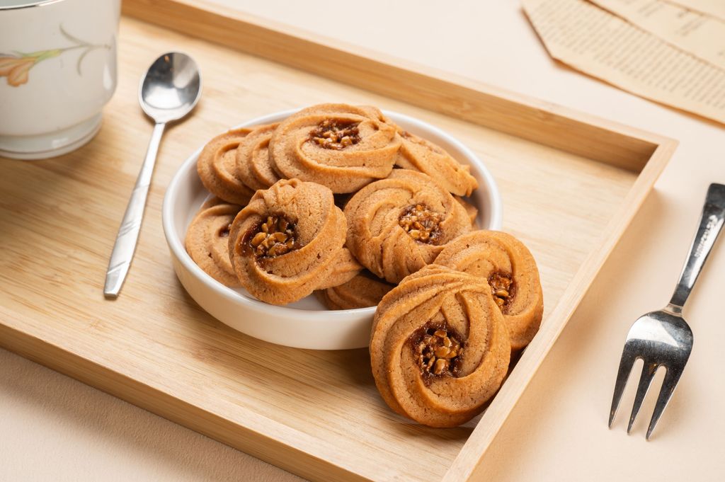 奶香杏仁盾牌脆餅 -彰化董室甜點招牌餅乾