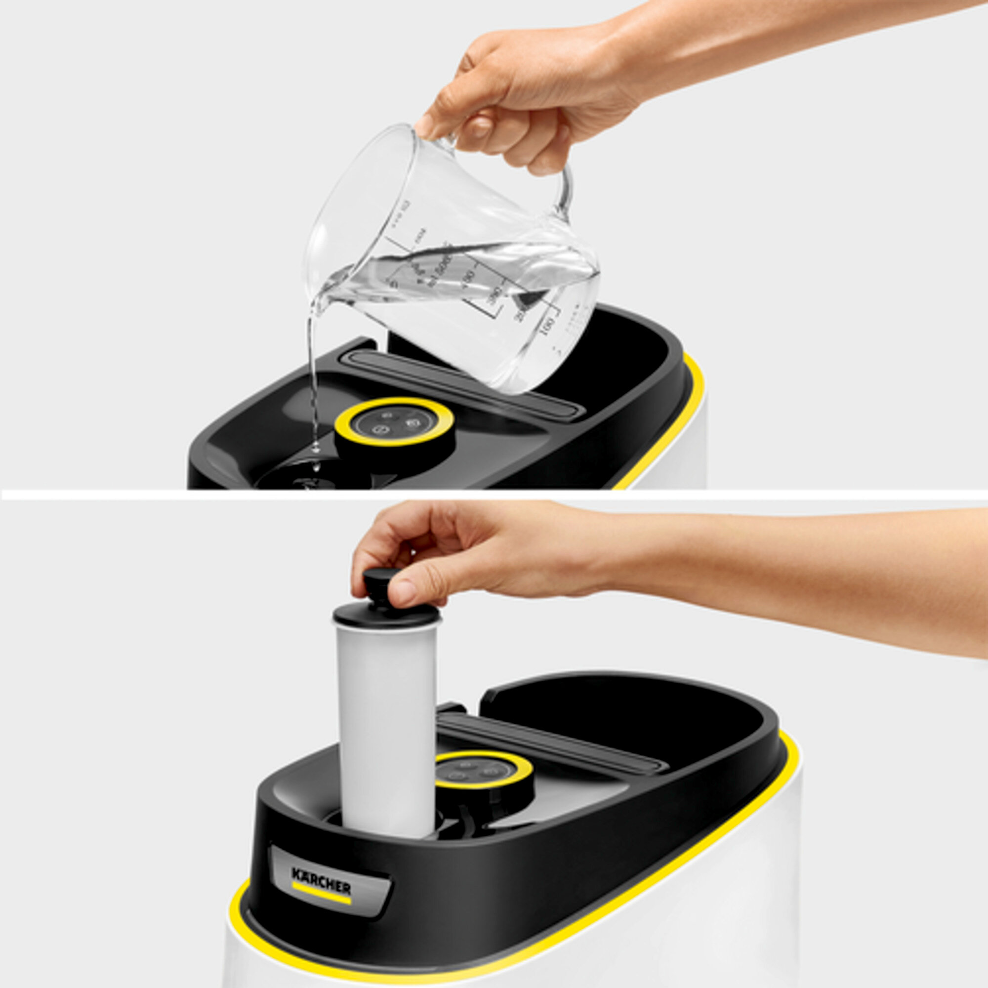 Steam cleaner SC 3 Deluxe Home: Non-stop steam and integrated descaling cartridge
