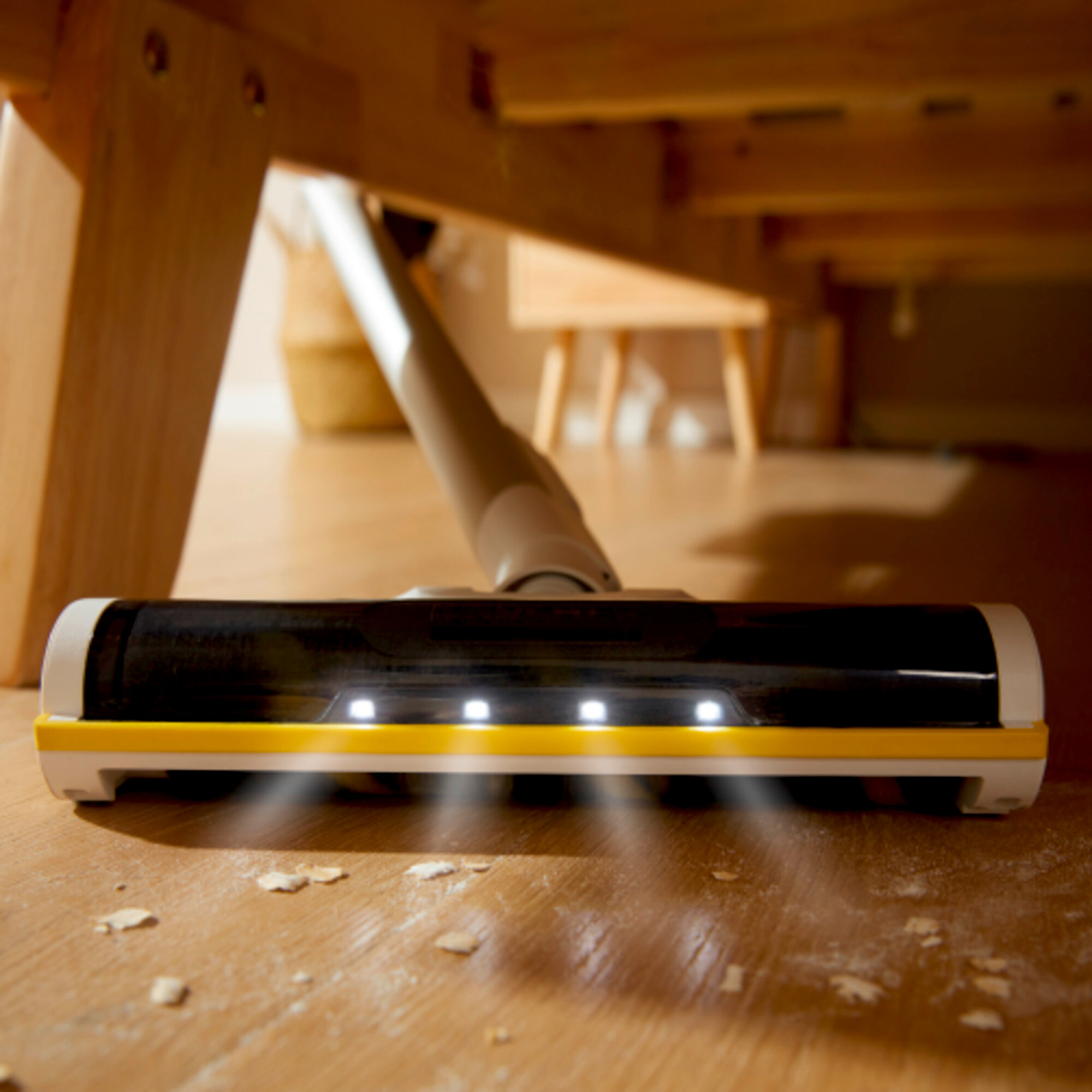 Handheld vacuum cleaner VCS 3 Cordless: LED lighting