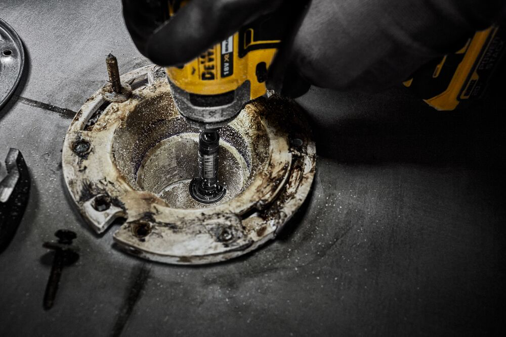 Inside Pipe Cutter shown in plumbing application Inside Pipe Cutter shown in plumbing application