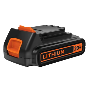 Battery on white background