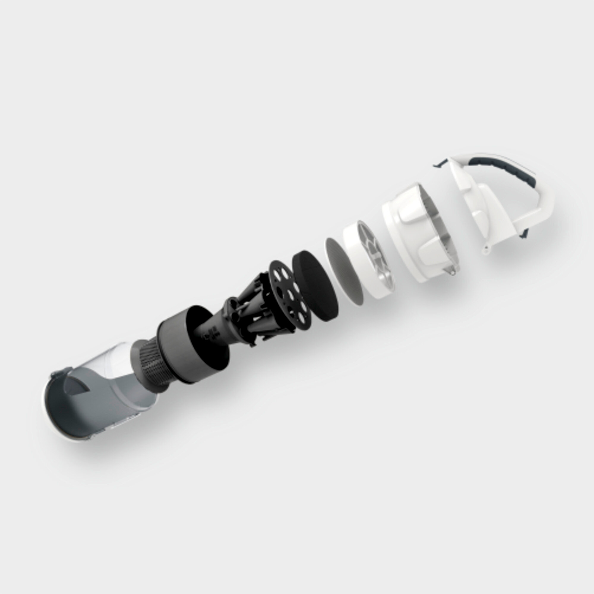 Vacuum cleaner VC 3 Plus: Multi-cyclone technology