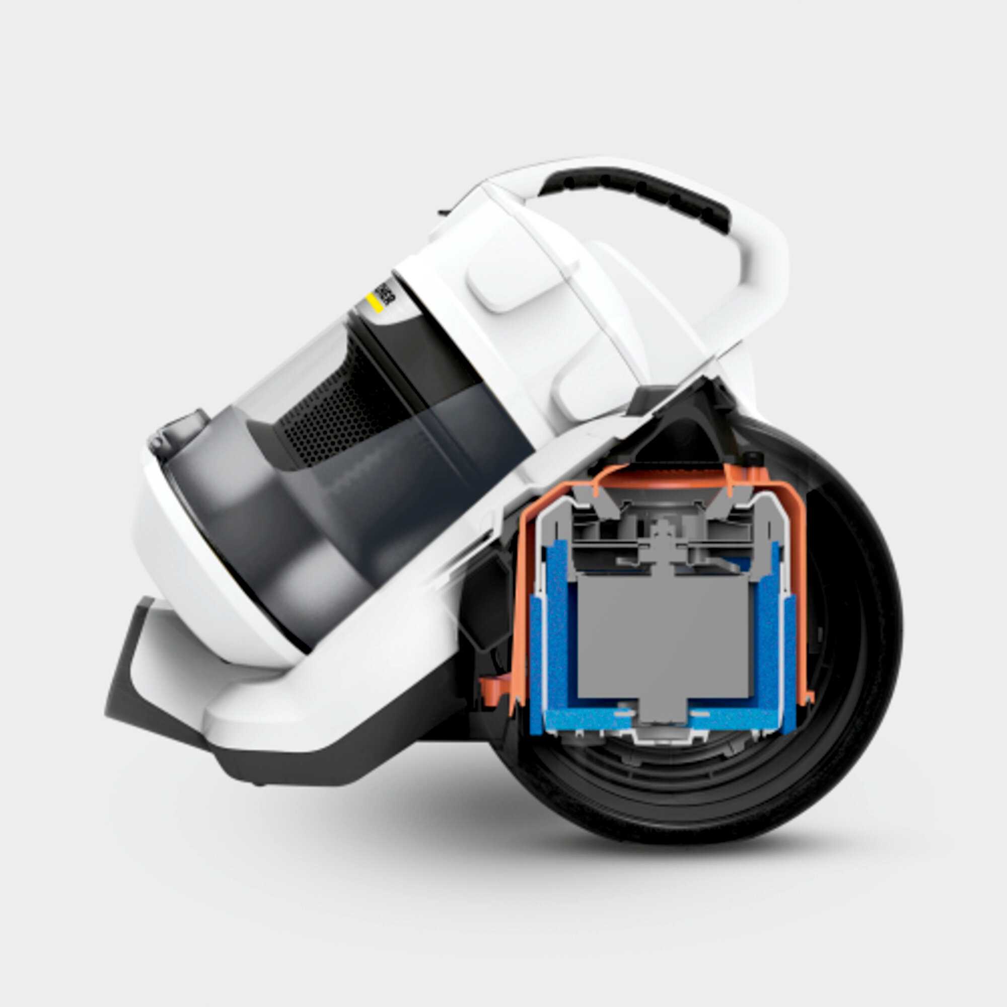 Vacuum cleaner VC 3 Plus: Low noise generation
