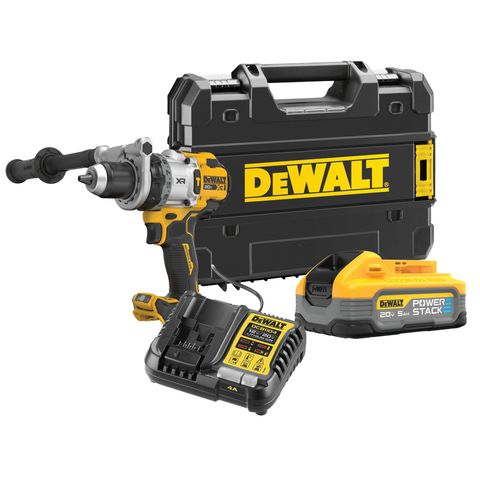 DEWALT DCD1007H1T POWERSTACK 20V MAX* XR® BRUSHLESS CORDLESS 1/2 IN. 3 ...