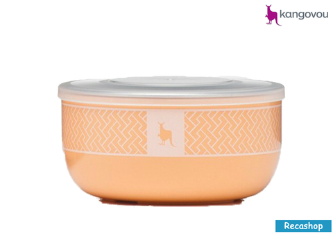 Kangovou Snack Bowls - 10 oz Peaches and Cream.fw.png