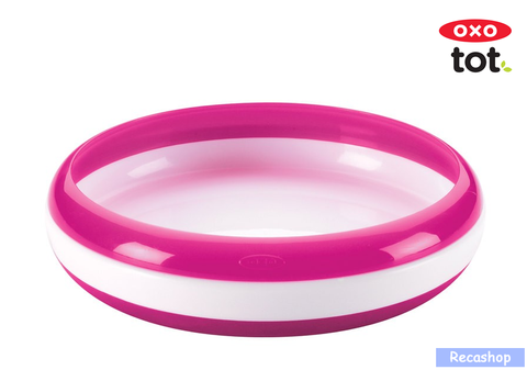 Oxo Tot Training Plate with Removable Ring (Pink).fw.png