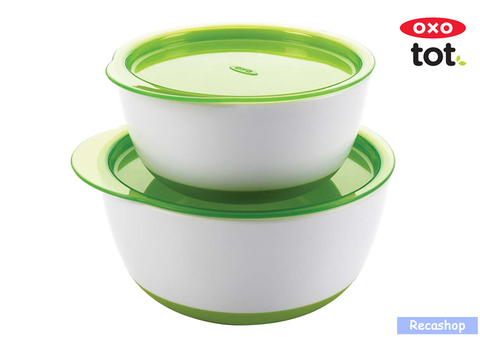 Oxo Tot Small  Large Bowl Set (Green).fw.png