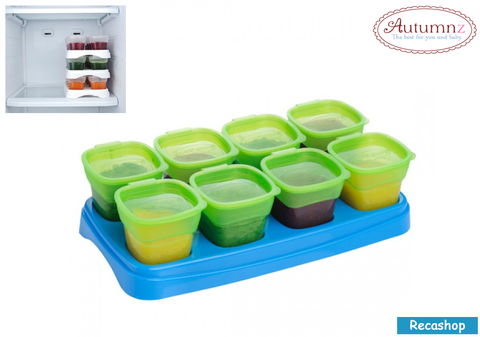 Autumnz EASY Breastmilk  Baby Food Storage Cups (2oz)- green.fw.png